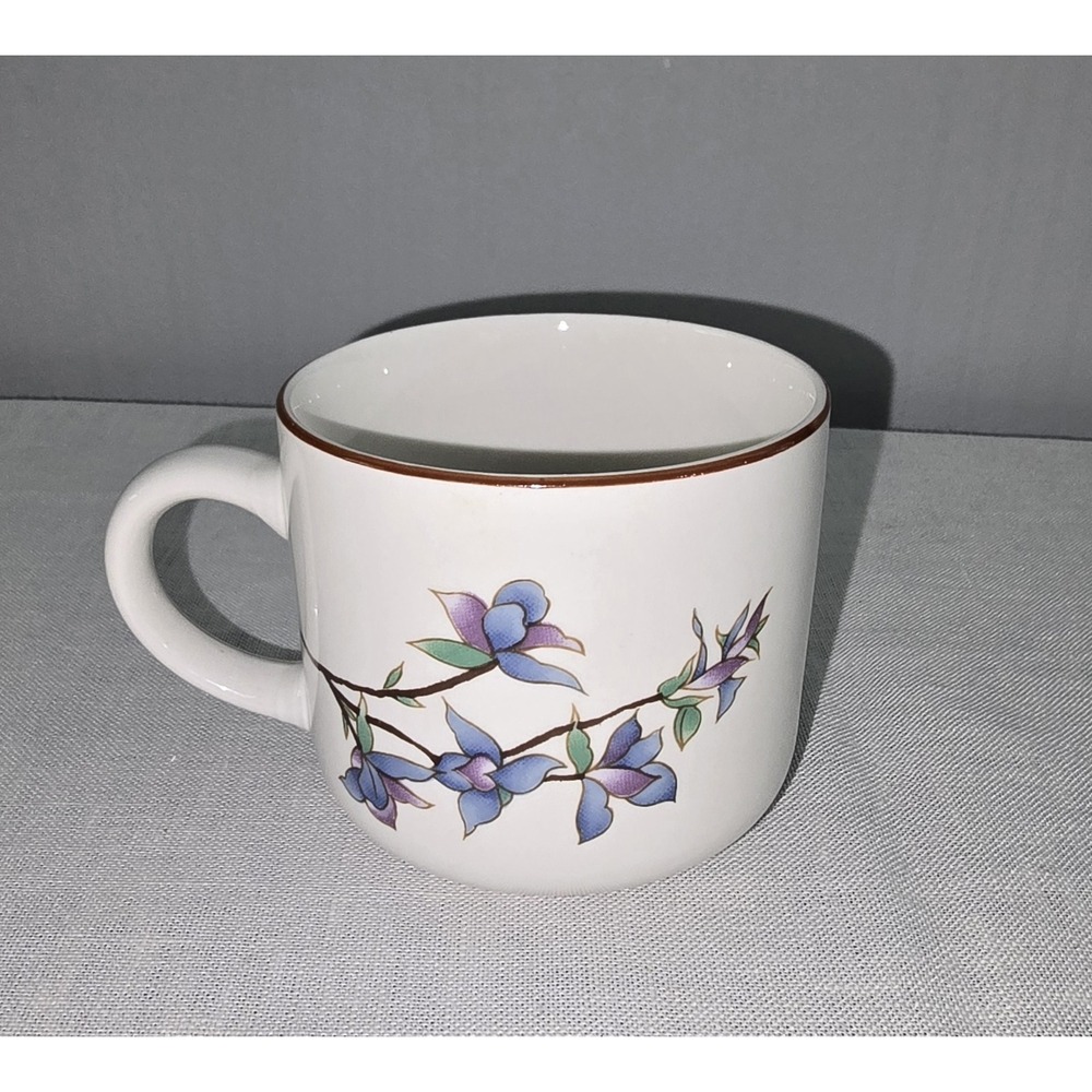 Citation Woodhill Pattern Flat Cup Stoneware China Floral Flower Tableware Mug